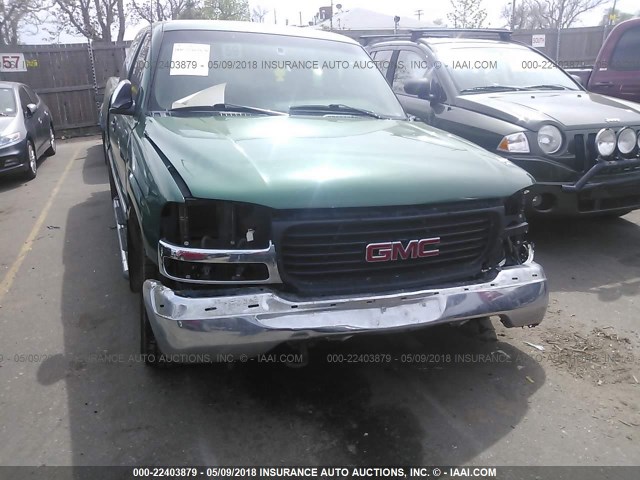 2GTEK19T1X1512156 - 1999 GMC NEW SIERRA K1500 GREEN photo 6