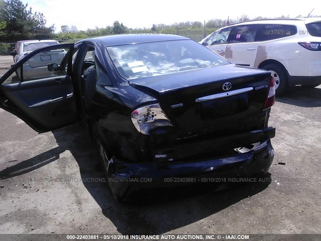 4T1BE32K53U202299 - 2003 TOYOTA CAMRY LE/XLE/SE შავი ფოტო 6