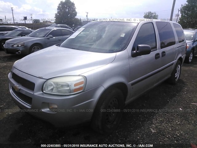 1GNDV23L46D107694 - 2006 CHEVROLET UPLANDER LS SILVER photo 2