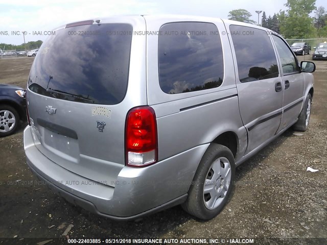 1GNDV23L46D107694 - 2006 CHEVROLET UPLANDER LS SILVER photo 4