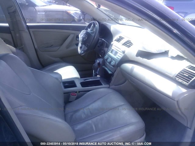 4T1BE46K19U365265 - 2009 TOYOTA CAMRY SE/LE/XLE BLACK photo 5