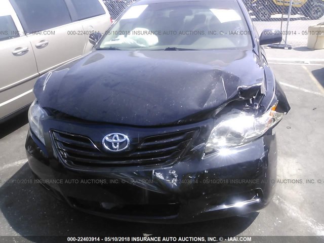 4T1BE46K19U365265 - 2009 TOYOTA CAMRY SE/LE/XLE BLACK photo 6