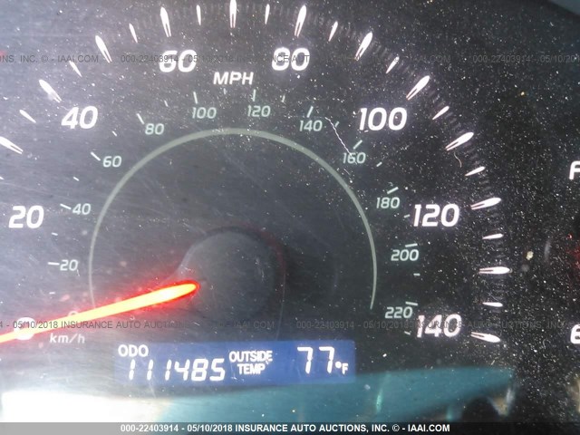 4T1BE46K19U365265 - 2009 TOYOTA CAMRY SE/LE/XLE BLACK photo 7