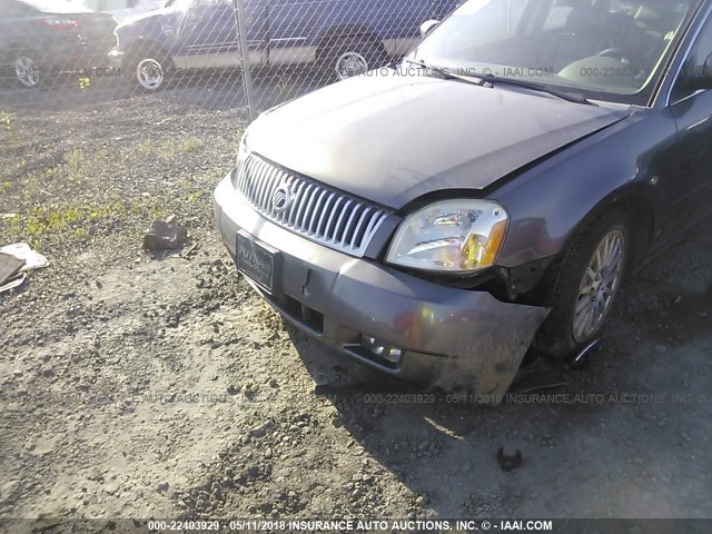 1MEHM42126G603115 - 2006 MERCURY MONTEGO PREMIER GRAY photo 6