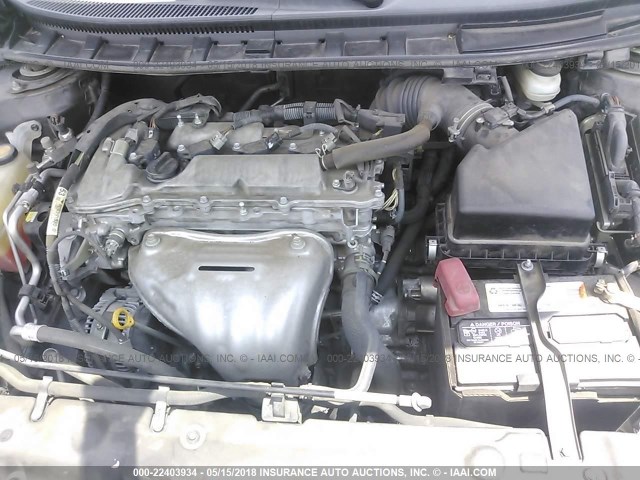 JTKJF5C71C3025087 - 2012 TOYOTA SCION TC 黑色 照片 10