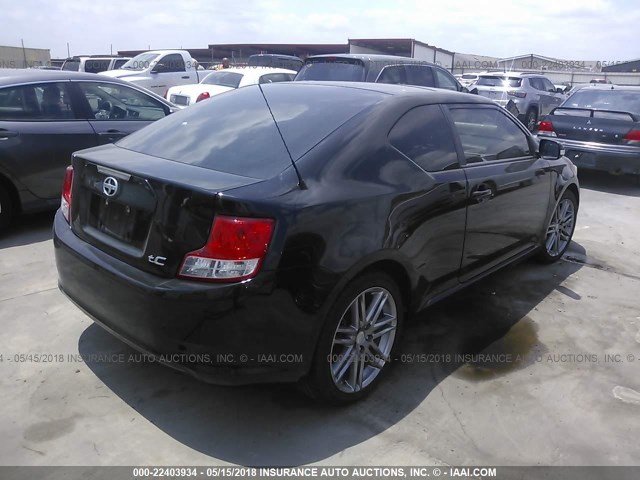 JTKJF5C71C3025087 - 2012 TOYOTA SCION TC 黑色 照片 4