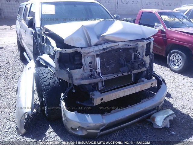 3TMLU42N96M008430 - 2006 TOYOTA TACOMA DOUBLE CAB თაფლისფერი ფოტო 6