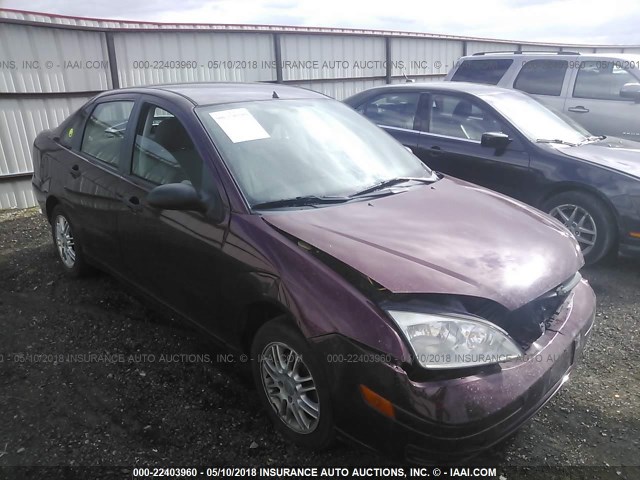 1FAHP34N67W153789 - 2007 FORD FOCUS ZX4/S/SE/SES 红色 照片 1