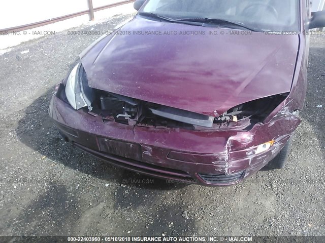 1FAHP34N67W153789 - 2007 FORD FOCUS ZX4/S/SE/SES 红色 照片 6