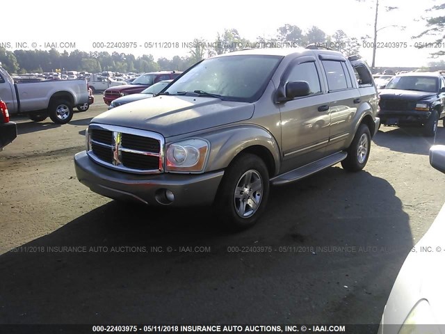 1D8HB58DX4F158108 - 2004 DODGE DURANGO LIMITED GRAY photo 2