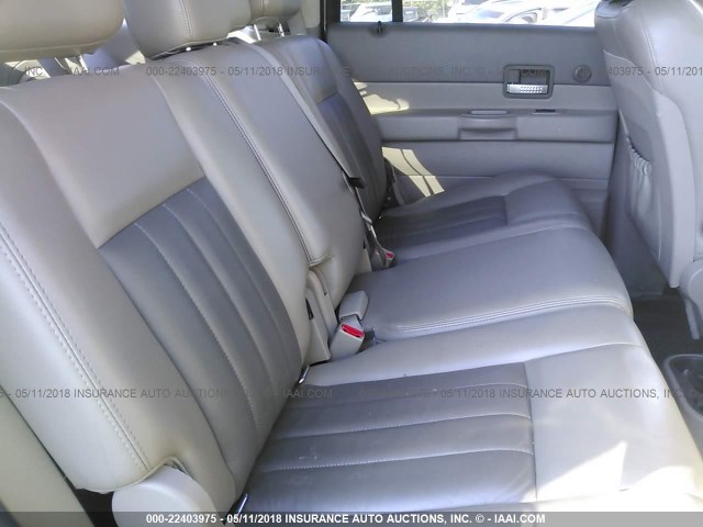 1D8HB58DX4F158108 - 2004 DODGE DURANGO LIMITED GRAY photo 8