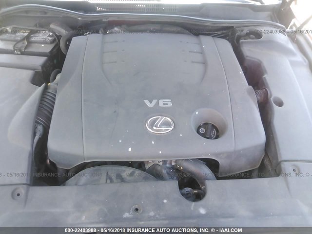 JTHBK262582066758 - 2008 LEXUS IS 250 RED photo 10