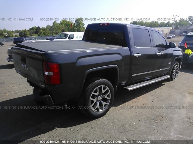 3GTU2VEC4FG222413 - 2015 GMC SIERRA K1500 SLT BLACK photo 4