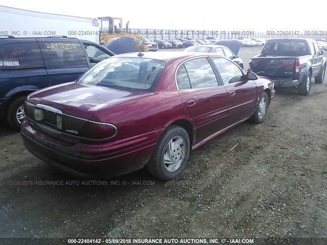 1G4HR54K93U187507 - 2003 BUICK LESABRE LIMITED RED photo 4