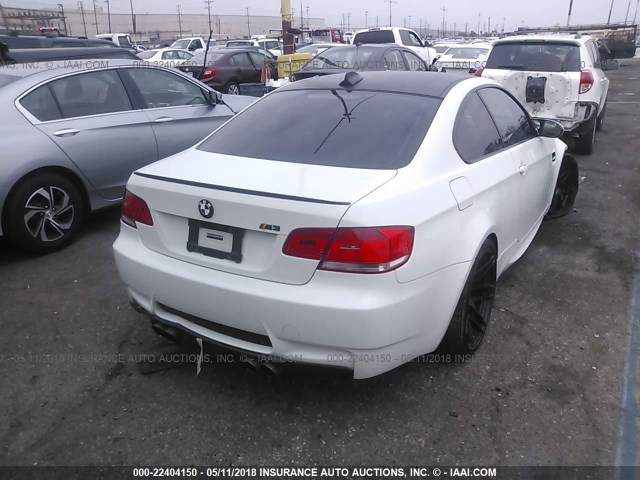 WBSWD93579P361068 - 2009 BMW M3 WHITE photo 4