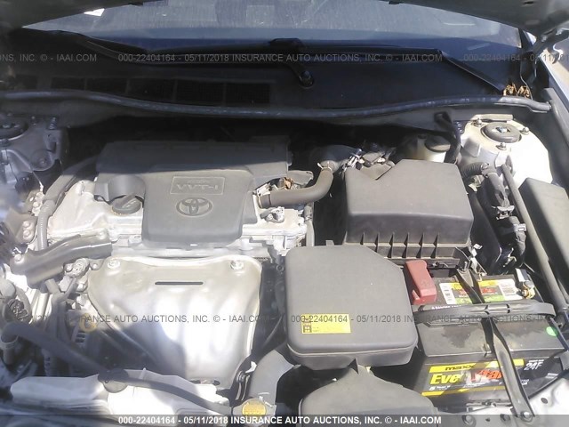 4T1BF1FK1EU859082 - 2014 TOYOTA CAMRY L/SE/LE/XLE 银色 照片 10