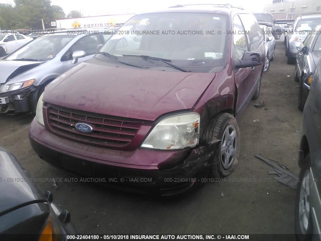 2FMZA51695BA31687 - 2005 FORD FREESTAR SE RED photo 6