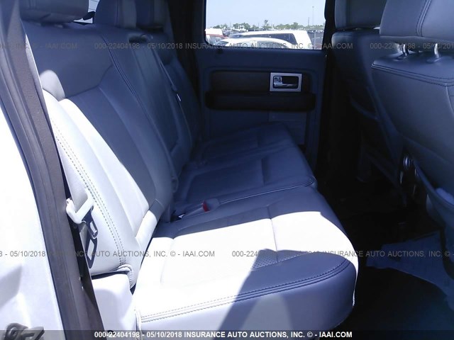 1FTFW1CF8DKD34267 - 2013 FORD F150 SUPERCREW SILVER photo 8