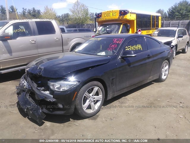 WBA3N9C54EF721708 - 2014 BMW 428 XI BLACK photo 2
