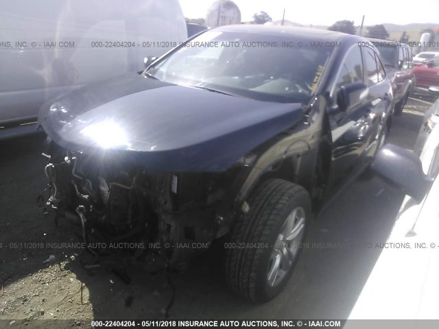 5J8TB4H37DL001228 - 2013 ACURA RDX BLACK photo 2