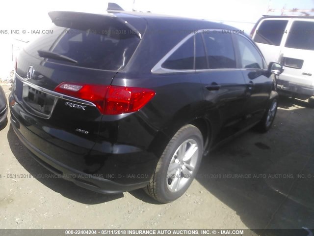 5J8TB4H37DL001228 - 2013 ACURA RDX BLACK photo 4