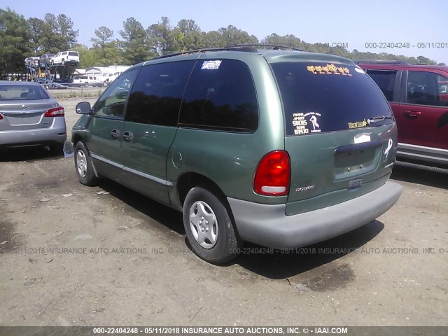 2B4GP25G4XR252133 - 1999 DODGE CARAVAN GREEN photo 3