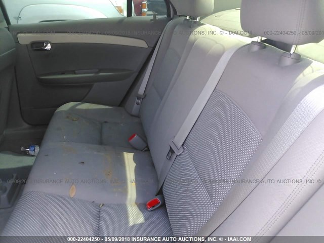 1G1ZC5EUXCF296940 - 2012 CHEVROLET MALIBU 1LT 银色 照片 8