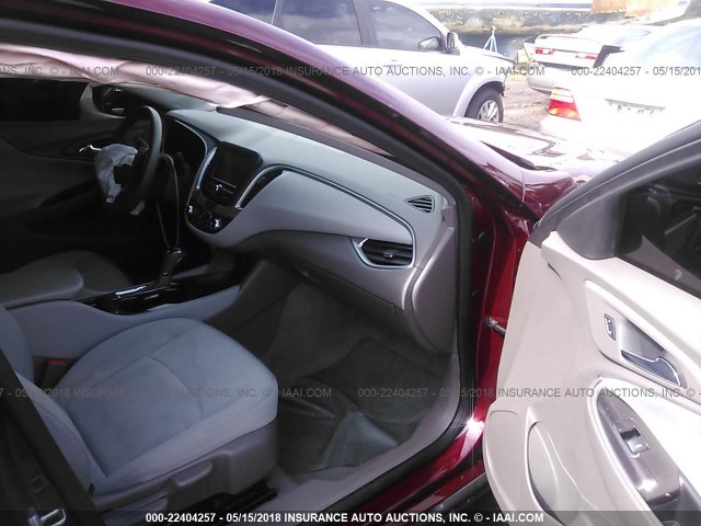 1G1ZB5ST3GF196506 - 2016 CHEVROLET MALIBU LS ბურგუნდია ფოტო 5