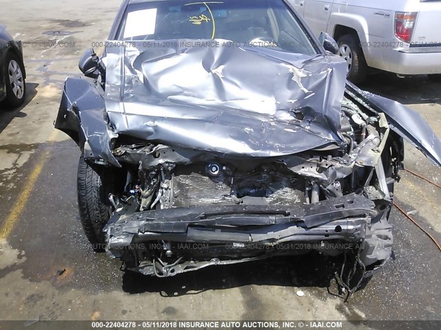 1HGCP36838A014022 - 2008 HONDA ACCORD EXL GRAY photo 6