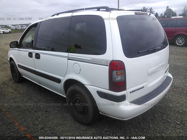 1GNDU03E9XD103263 - 1999 CHEVROLET VENTURE WHITE photo 3