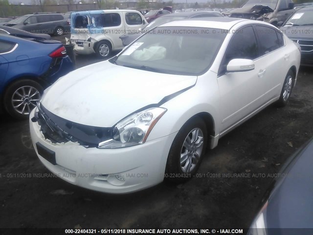 1N4AL2AP2CC153202 - 2012 NISSAN ALTIMA S WHITE photo 2