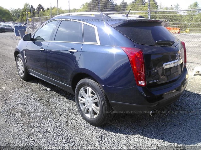 3GYFNDEY6AS535355 - 2010 CADILLAC SRX LUXURY COLLECTION BLUE photo 3