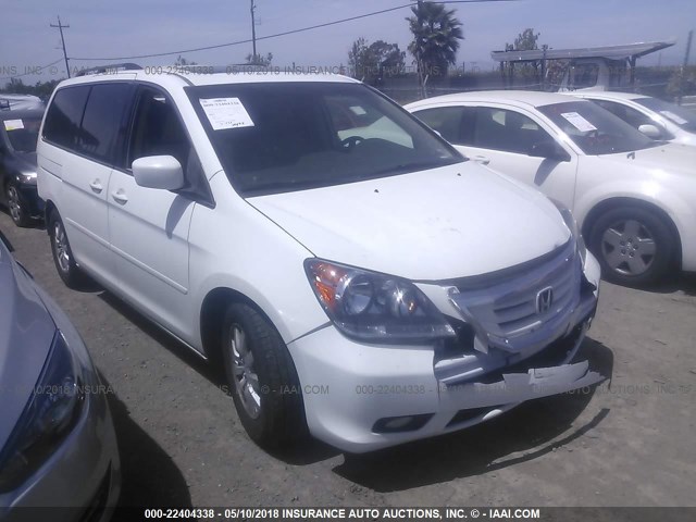 5FNRL3H79AB069385 - 2010 HONDA ODYSSEY EXL WHITE photo 1