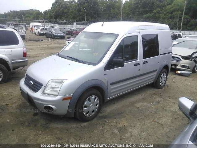 NM0LS6BN7DT143967 - 2013 FORD TRANSIT CONNECT XLT SILVER photo 2