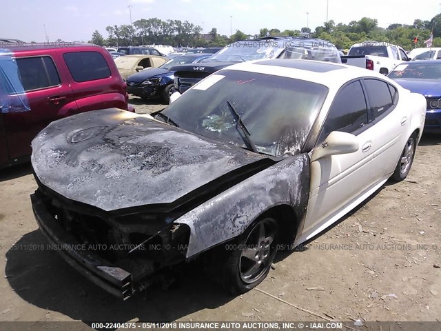 2G2WS522241102527 - 2004 PONTIAC GRAND PRIX GT2 WHITE photo 2