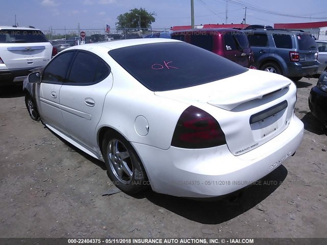 2G2WS522241102527 - 2004 PONTIAC GRAND PRIX GT2 WHITE photo 3