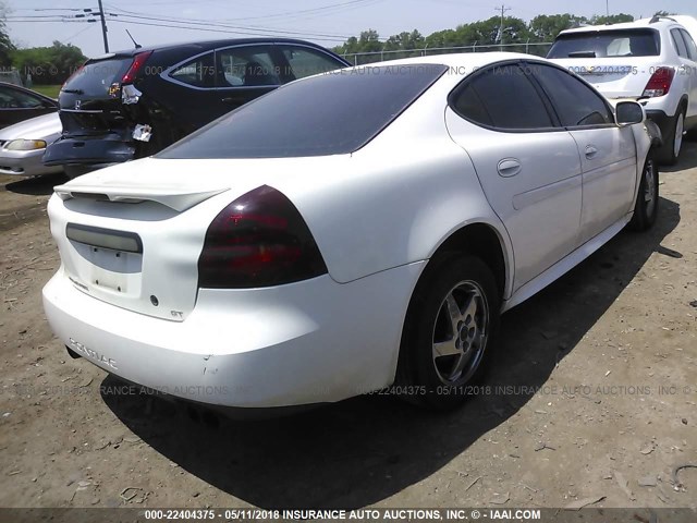 2G2WS522241102527 - 2004 PONTIAC GRAND PRIX GT2 WHITE photo 4