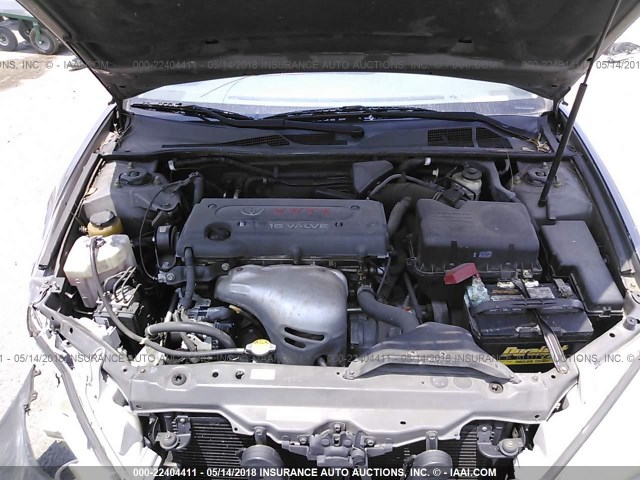 4T1BE32K86U747370 - 2006 TOYOTA CAMRY LE/XLE/SE ოქროსფერი ფოტო 10