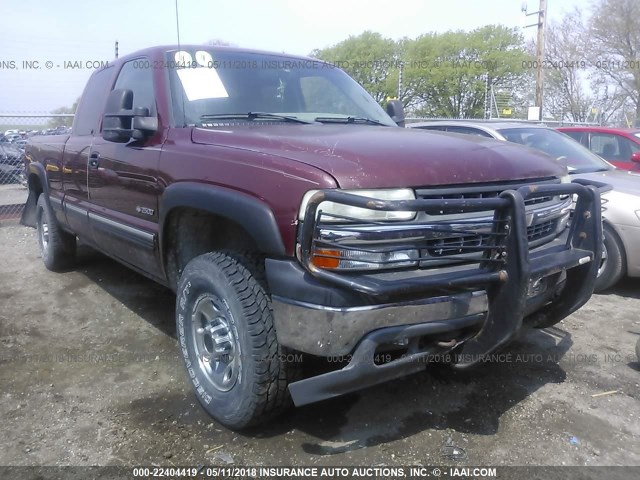 1GCGK29U3YE387524 - 2000 CHEVROLET SILVERADO K2500 RED photo 6