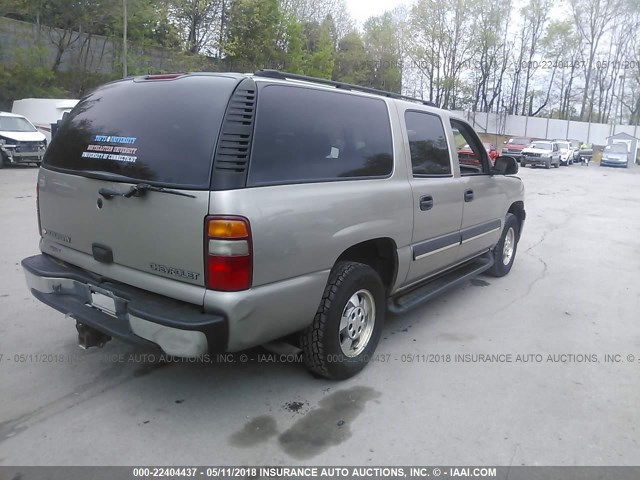 3GNFK16T93G269388 - 2003 CHEVROLET SUBURBAN K1500 TAN photo 4