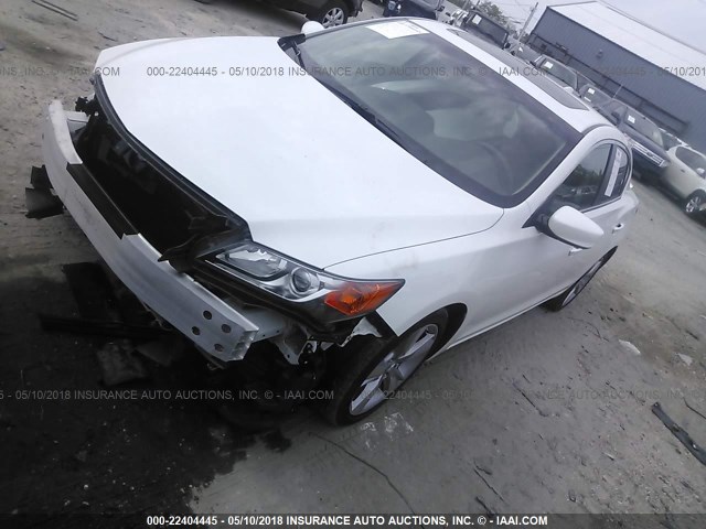 19VDE1F39EE008065 - 2014 ACURA ILX 20 WHITE photo 2