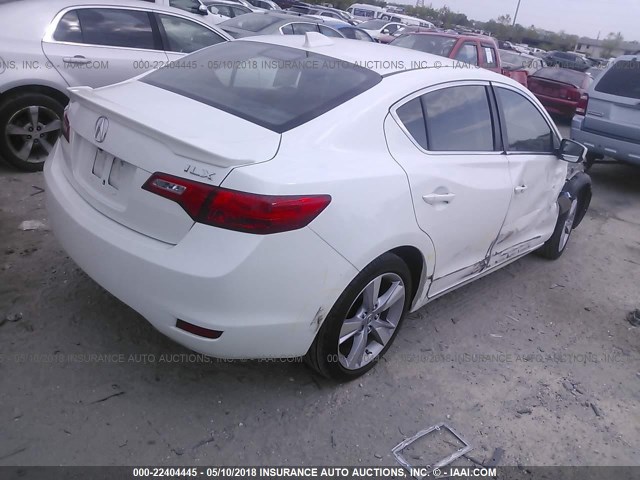 19VDE1F39EE008065 - 2014 ACURA ILX 20 WHITE photo 4