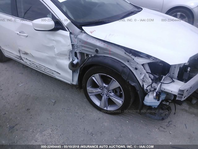 19VDE1F39EE008065 - 2014 ACURA ILX 20 WHITE photo 6