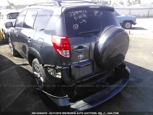 JTMZK32V586012861 - 2008 TOYOTA RAV4 SPORT GRAY photo 3