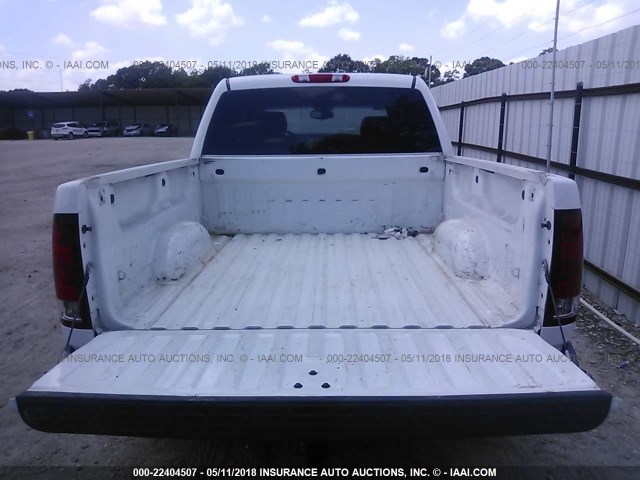 3GTP1VE07BG399165 - 2011 GMC SIERRA C1500 SLE WHITE photo 8