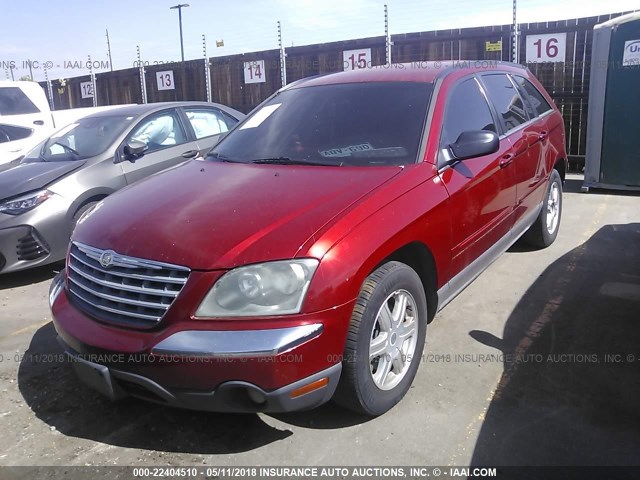 2C8GM68485R589193 - 2005 CHRYSLER PACIFICA TOURING RED photo 2