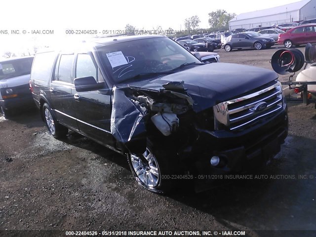 1FMJK2A59DEF65937 - 2013 FORD EXPEDITION EL LIMITED BLACK photo 1