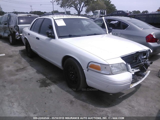 2FAHP71V29X135485 - 2009 FORD CROWN VICTORIA POLICE INTERCEPTOR WHITE photo 1