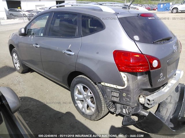 JN8AS5MV5AW612151 - 2010 NISSAN ROGUE S/SL/KROM GRAY photo 3