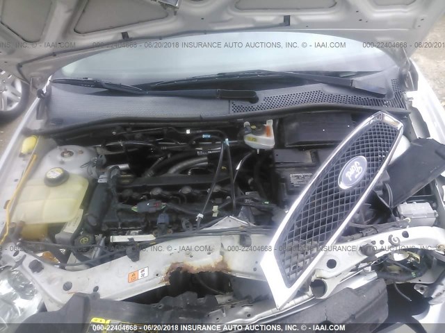 1FAHP34NX7W234066 - 2007 FORD FOCUS ZX4/S/SE/SES 银色 照片 10